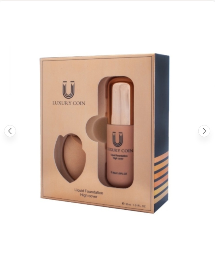 ست کرم پودر لاکچری کوین به همراه پد ۵۵۴