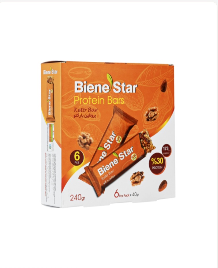 پروتئین بار کتو _ بسته ۶ عددی