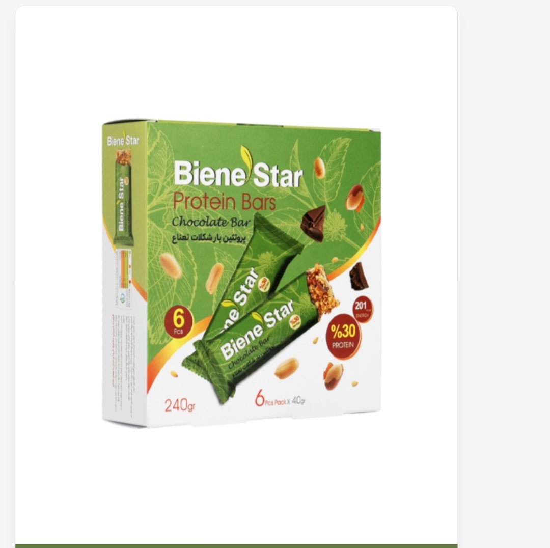 پروتئین بار شکلات نعناع _ بسته ۶ عددی