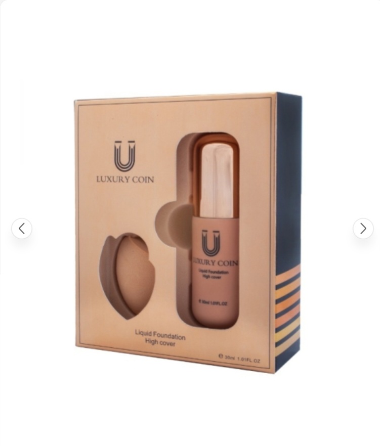 ست کرم پودر لاکچری کوین به همراه پد ۵۵۲