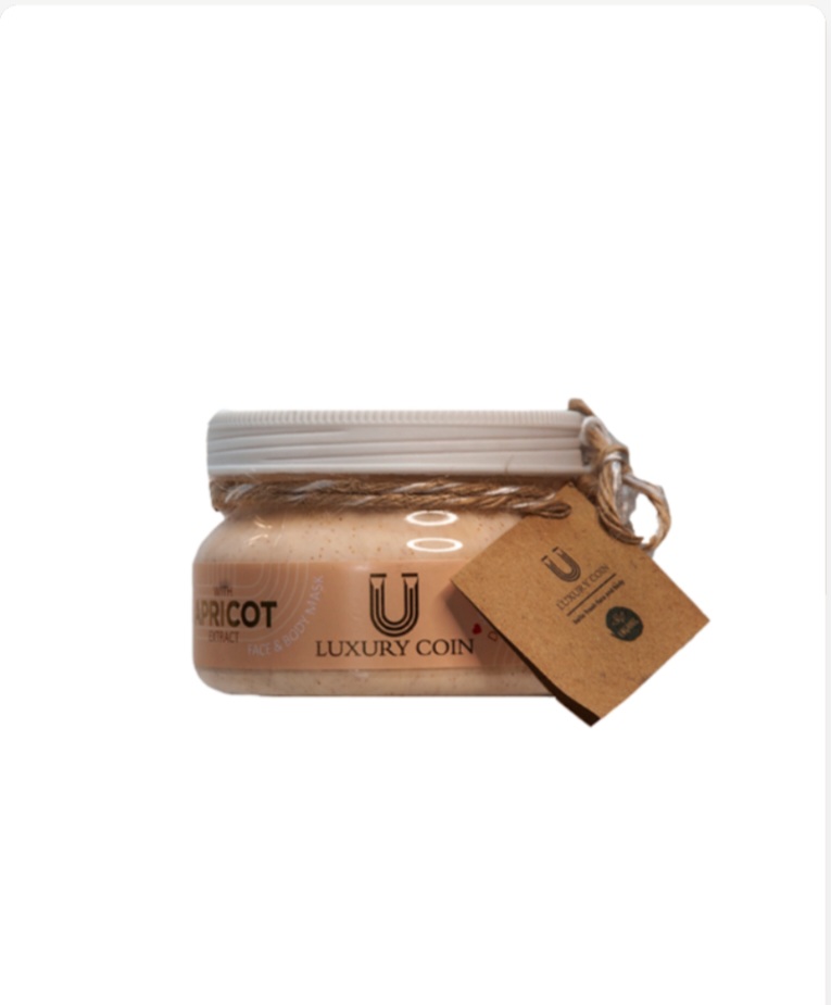 ماسک اسکراب صورت و بدن زردآلو ۳۰۰ گرمی