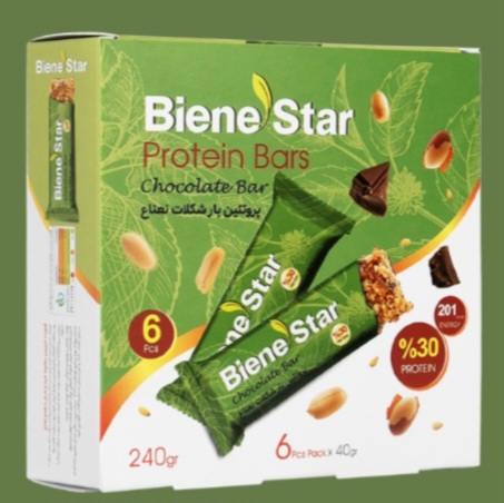 پروتئین بار شکلات نعناع _ بسته ۶ عددی