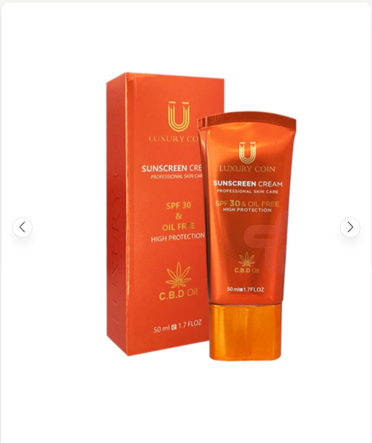 کرم ضد آفتاب ۳۰ Spf لاکچری کوین