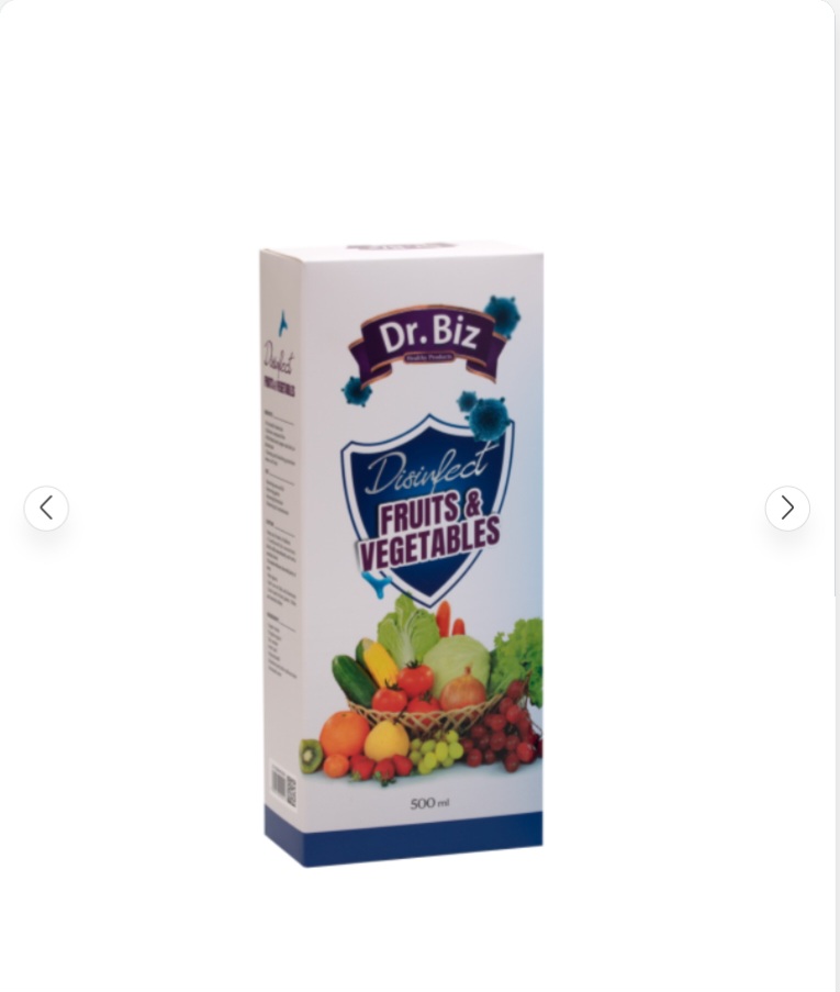 گندزدا و ضدعفونی کننده میوه و سبزیجات Dr Biz