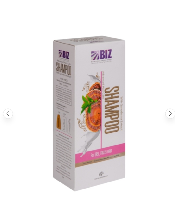 شامپو عصاره قارچ گانودرما مخصوص موهای خشک