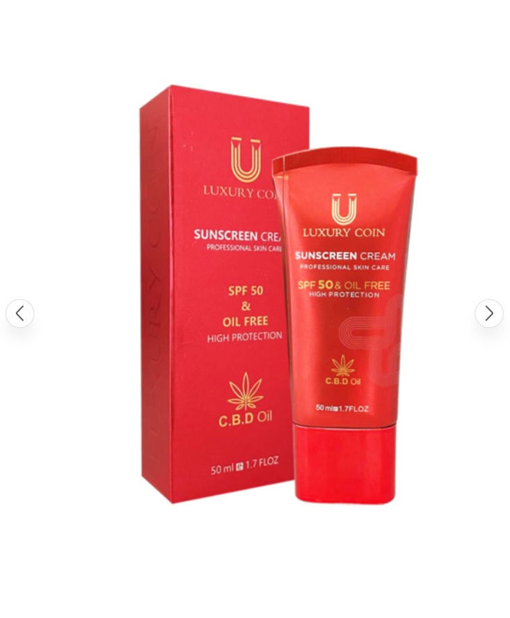 کرم ضد آفتاب ۵۰ Spf لاکچری کوین