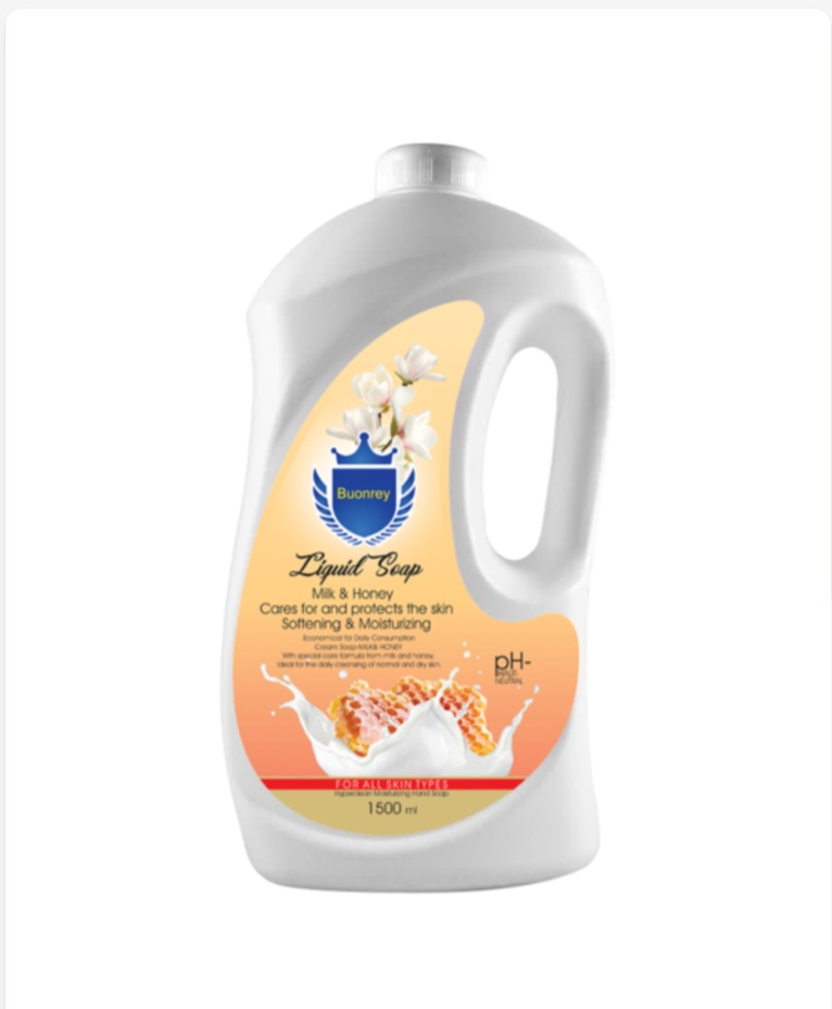صابون مایع شیر و عسل گالن ۱۵۰۰ میلی لیتر