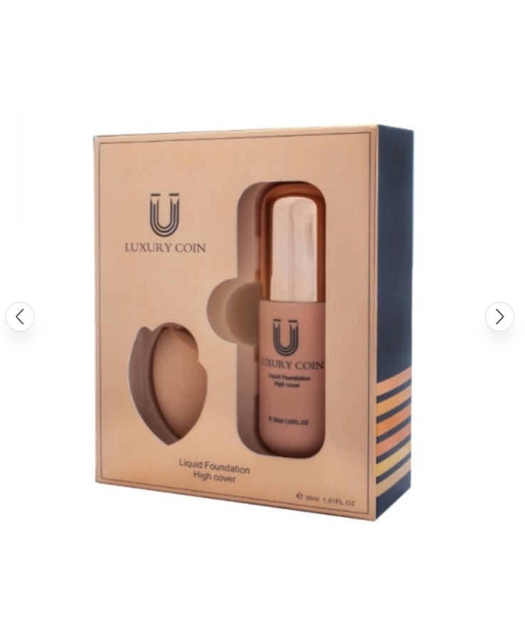 ست کرم پودر لاکچری کوین به همراه پد ۵۵۱